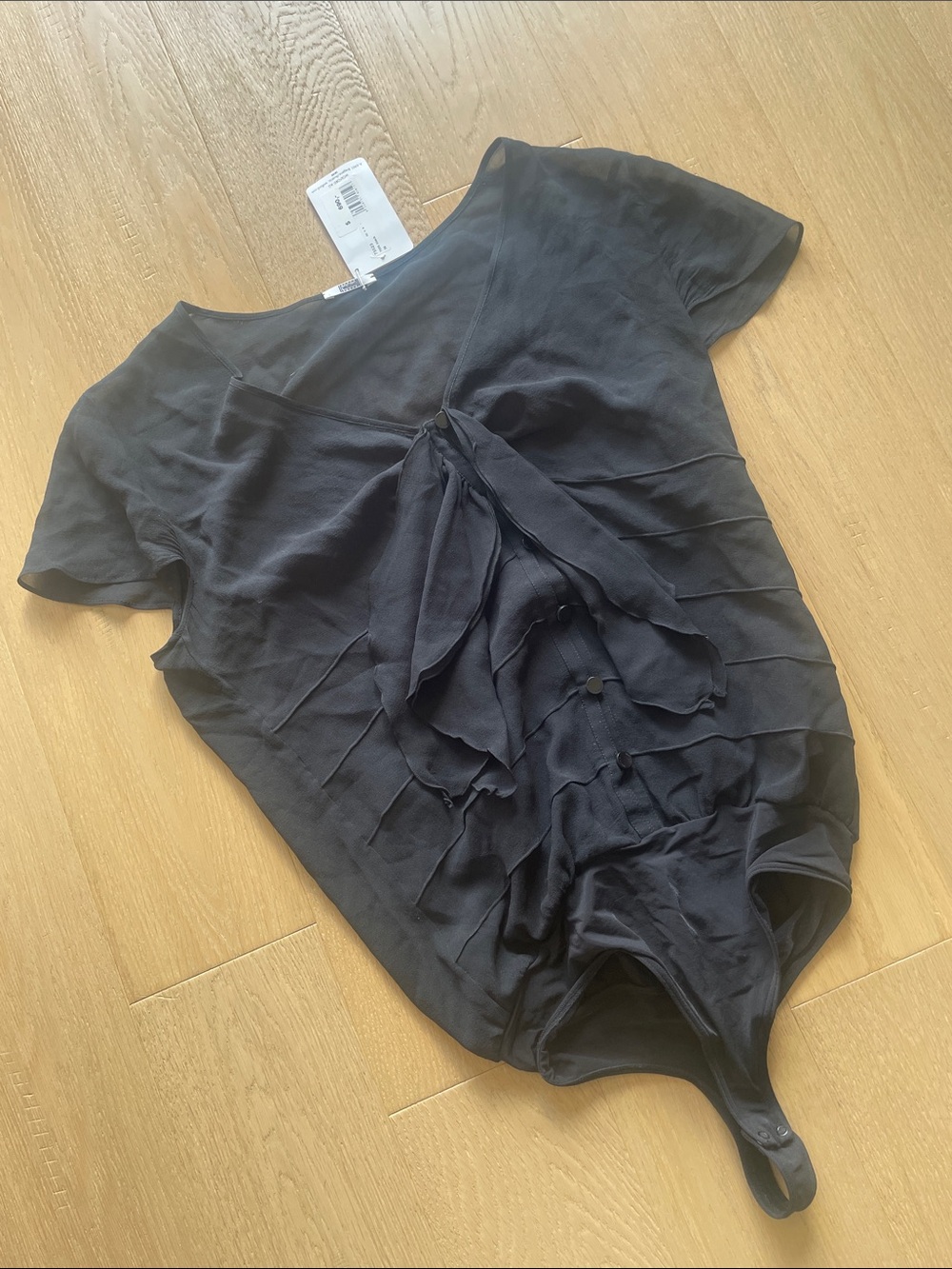 Wolford sheer silk bodysuit